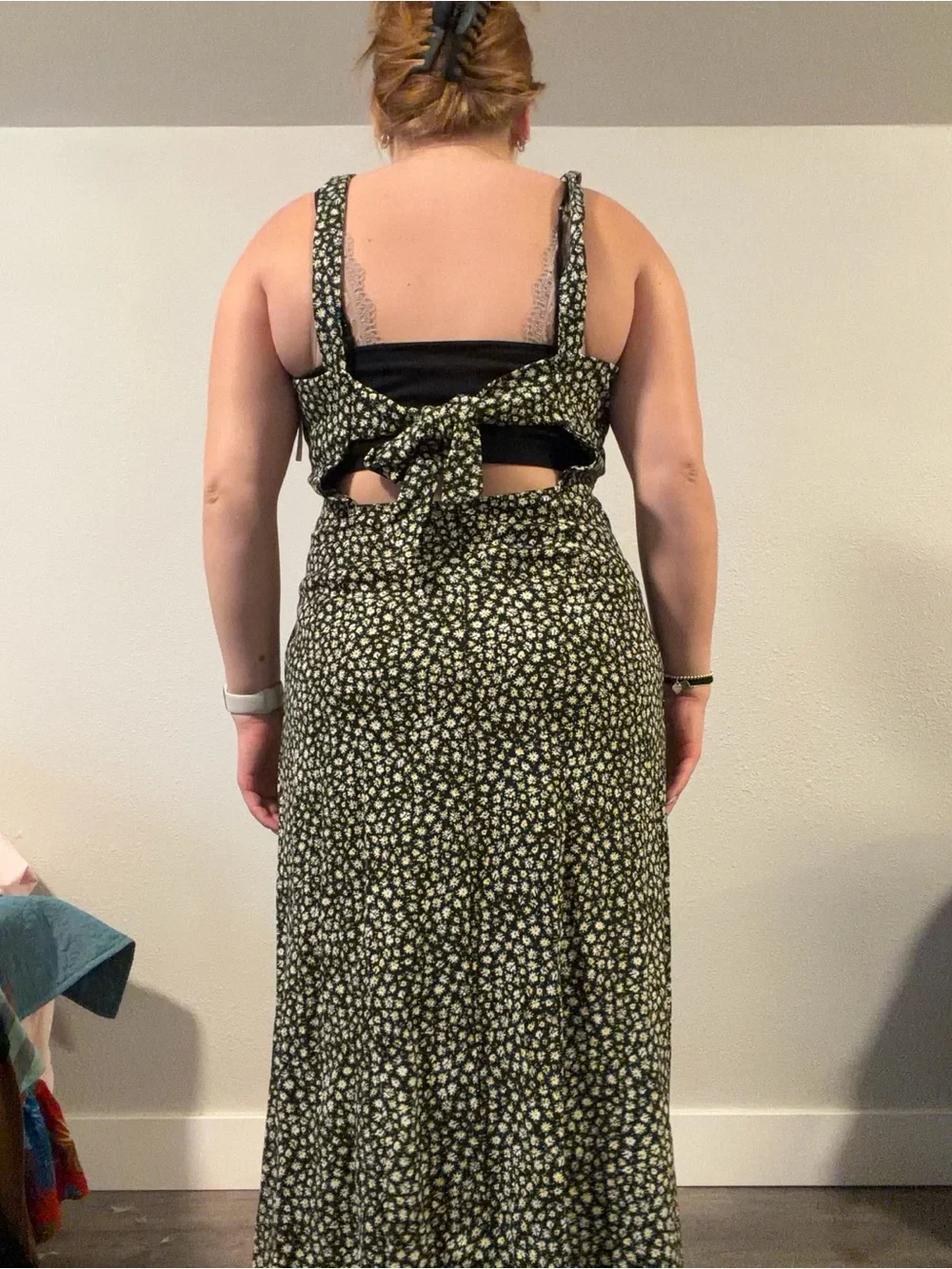 Free People Black Floral Maxi Dress